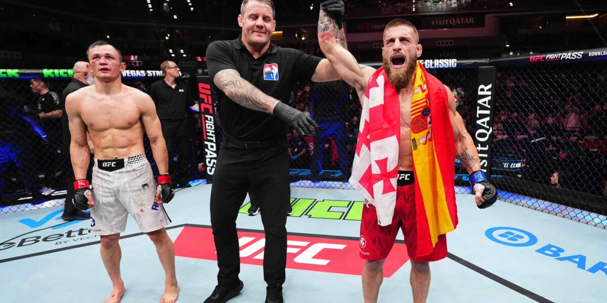 Alexandre Topuria Resultados del UFC Catar: Aleksandre Topuria suma su segunda victoria sobre el octágono